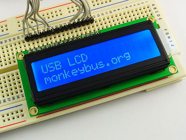HD44780 DIY LCD Startup screen