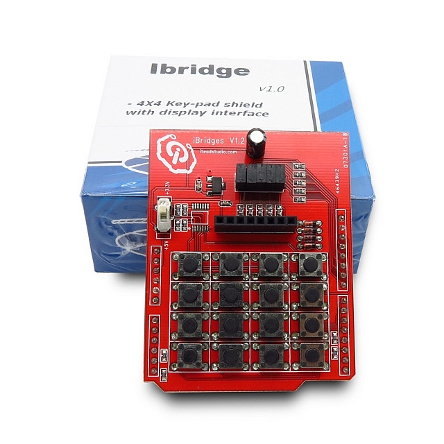 IBridge Arduino 4x4 Keypad Shield - Click Image to Close