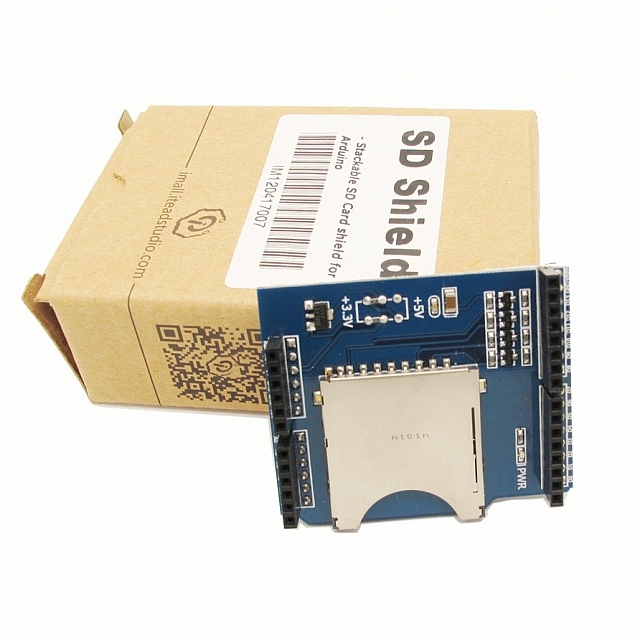 Arduino Stackable SD / Micro SD Card Shield - Click Image to Close
