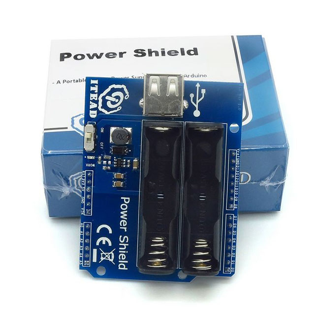 Arduino AAA Battery Power Shield - Click Image to Close