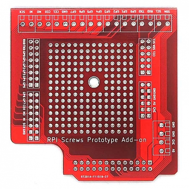 Raspberry Pi Screws Prototype Add-on V1.0 - Click Image to Close