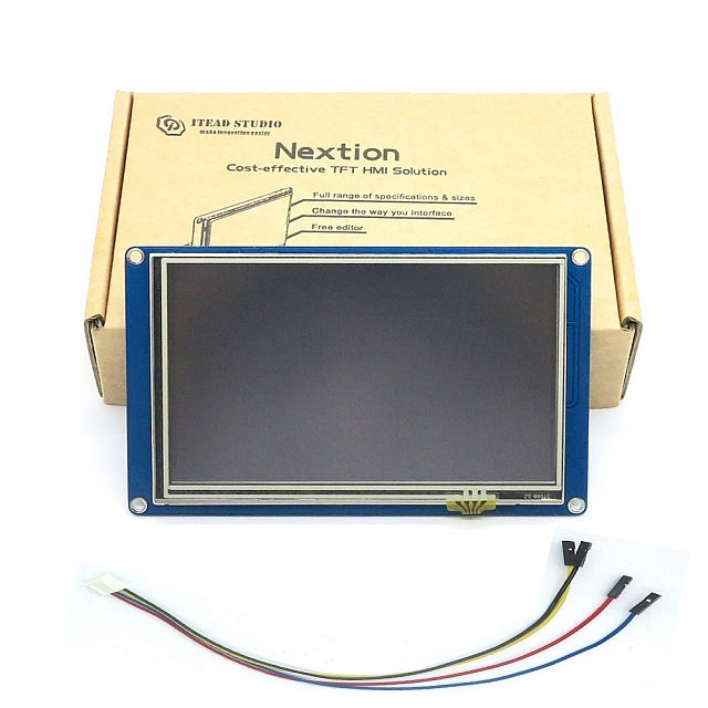 Nextion 5.0" HMI LCD Display For Raspberry Pi , Arduino - Click Image to Close