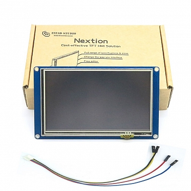 Nextion 5.0" HMI LCD Display For Raspberry Pi , Arduino
